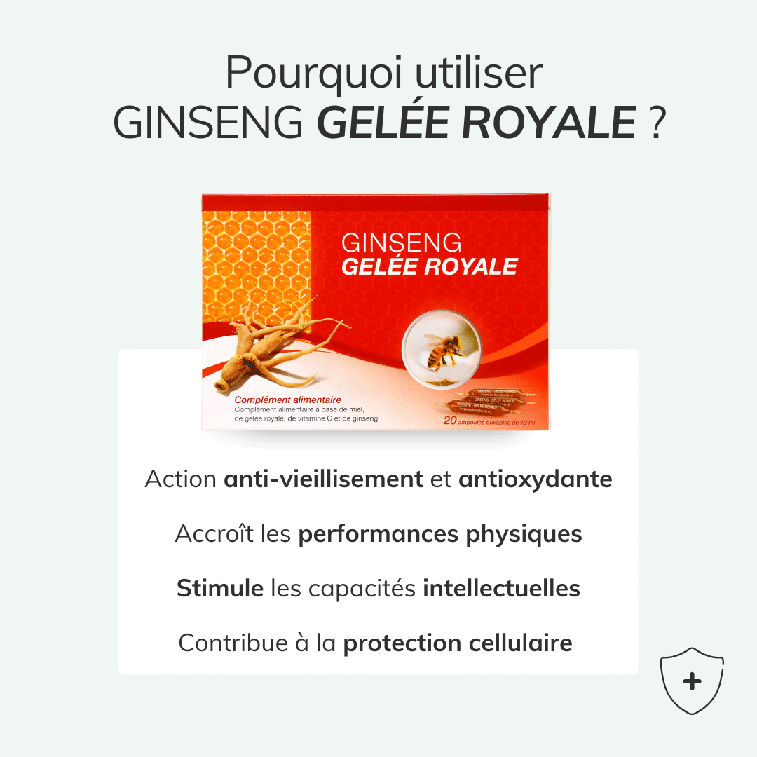 Ampoules gelée royale ginseng