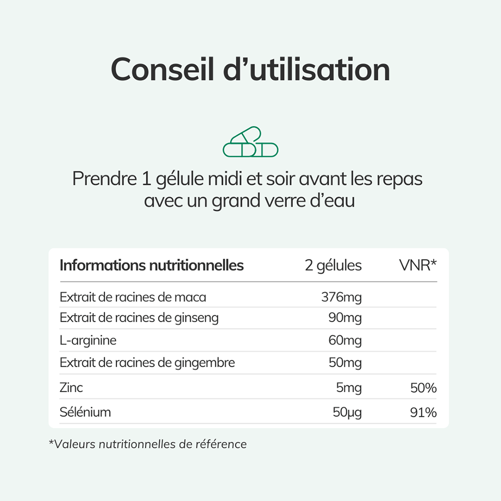 Aphrodisiaque naturel Virifortis - Natur'édéa