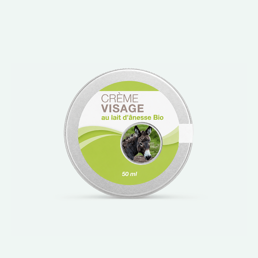 Crème visage au lait d’ânesse BIO