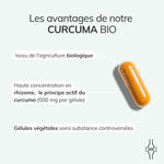 Complément alimentaire naturel articulation - Curcuma BIO