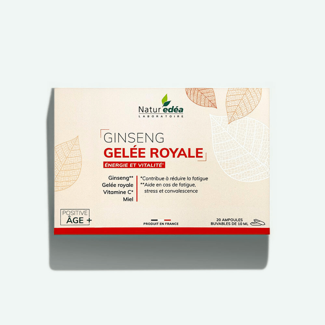 Complément alimentaire naturel vitalité - Ginseng gelée royale