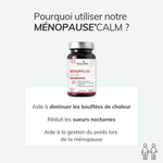 Complément alimentaire ménopause sans hormones : Ménopause'calm