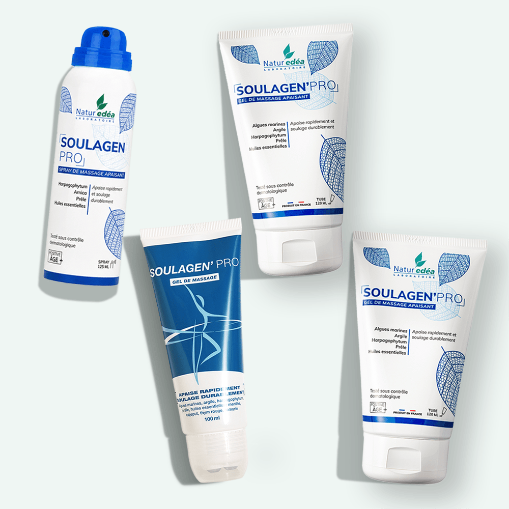 Gels massage articulaires – Pack trio Soulagen’pro