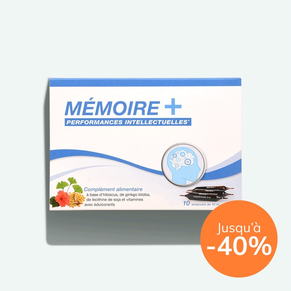 Complément alimentaire naturel mémoire et concentration - Mémoire +