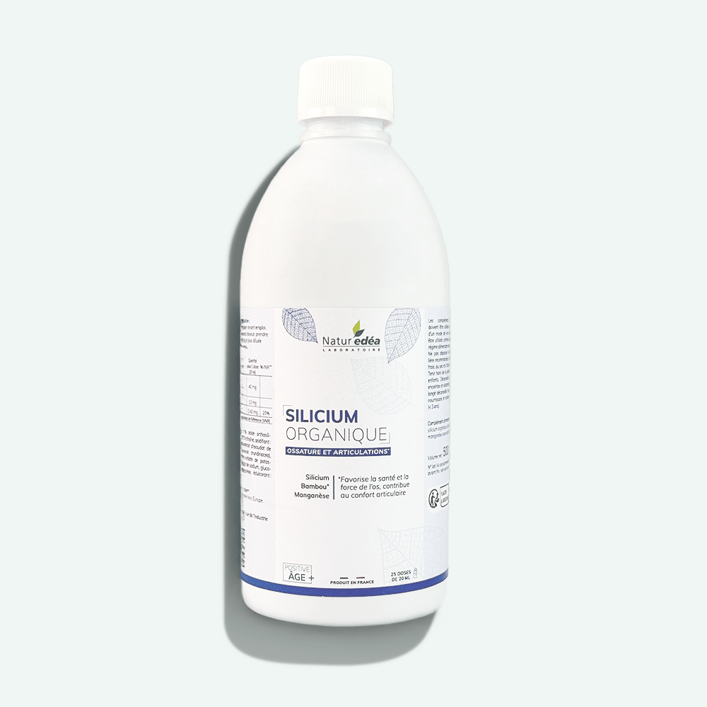 Complément alimentaire naturel santé des os - Silicium organique