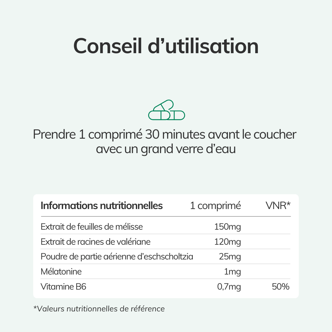 Pack duo sommeil - endormissement et qualité du sommeil