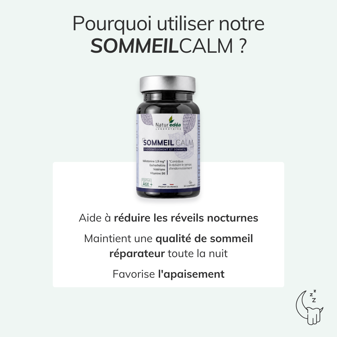 Formule sommeil mélatonine 1,9mg - Sommeil'calm