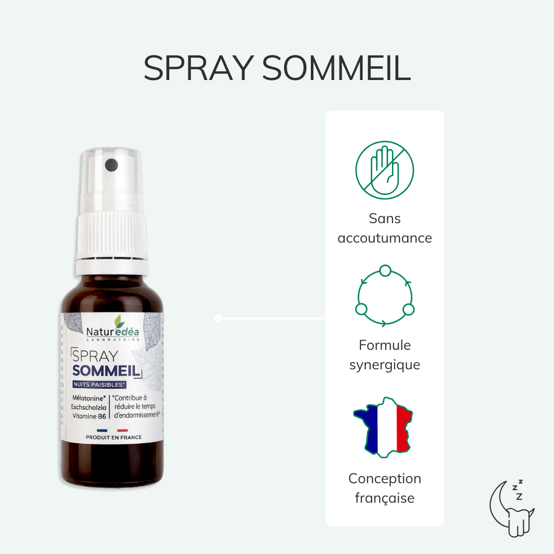 Spray mélatonine naturelle 1,5 mg