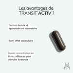 Complément transit lent et confort digestif - Transit'activ