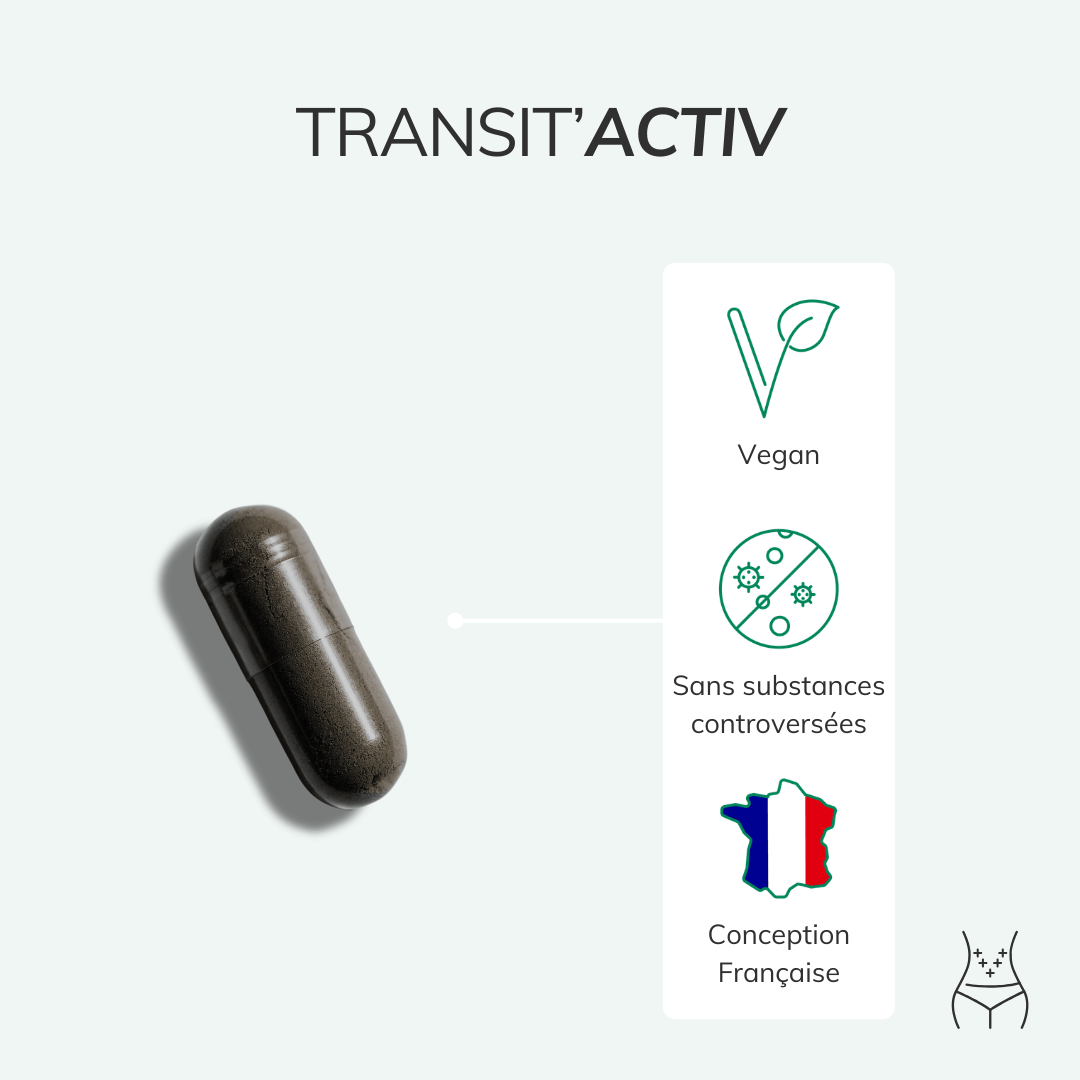 Complément transit lent et confort digestif - Transit'activ