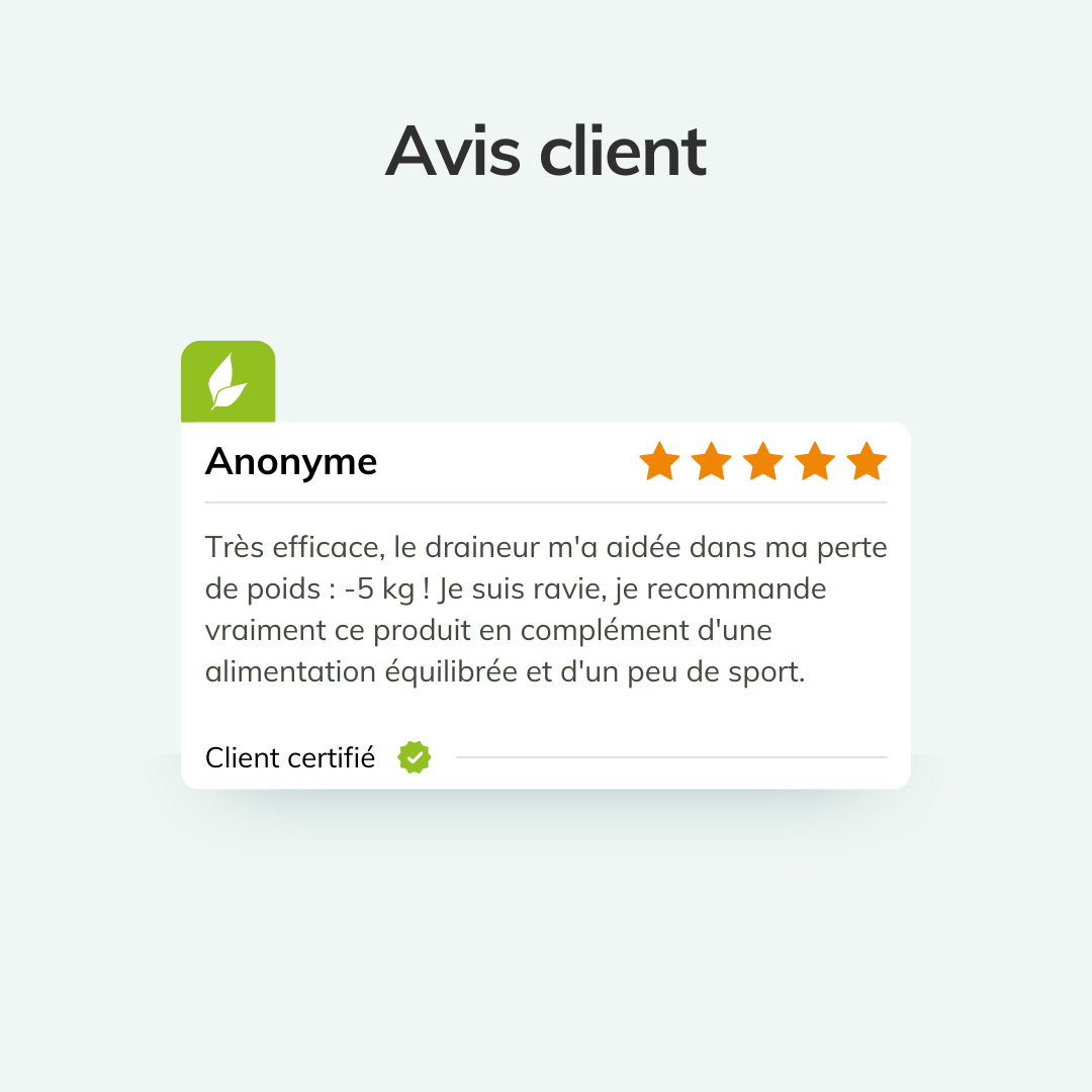 Draineur-amincissement