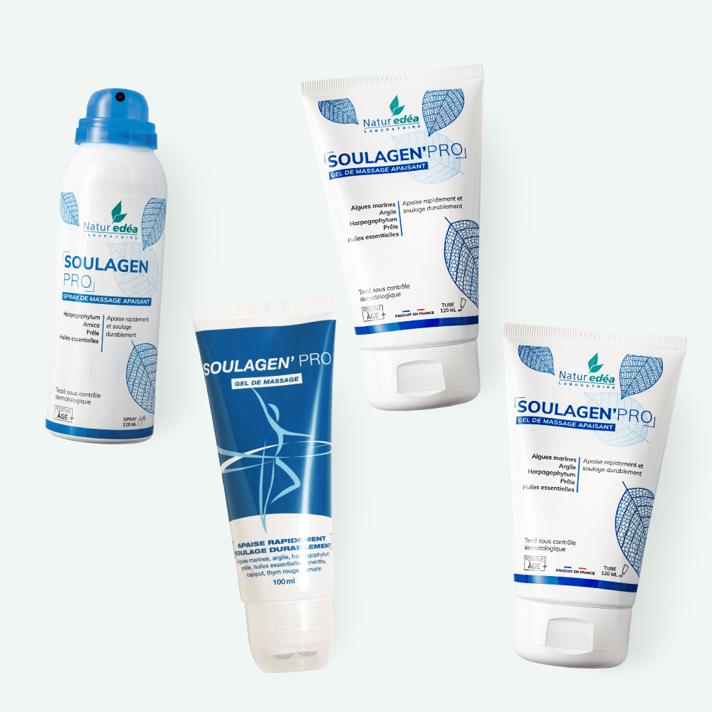 Gels massage articulaires – Pack trio Soulagen’pro