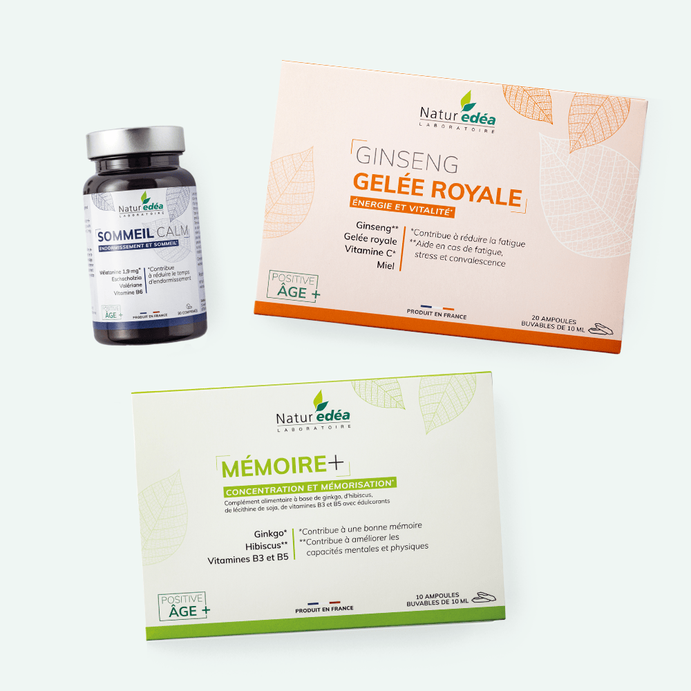 Pack vitalité - Énergie, mémoire et sommeil