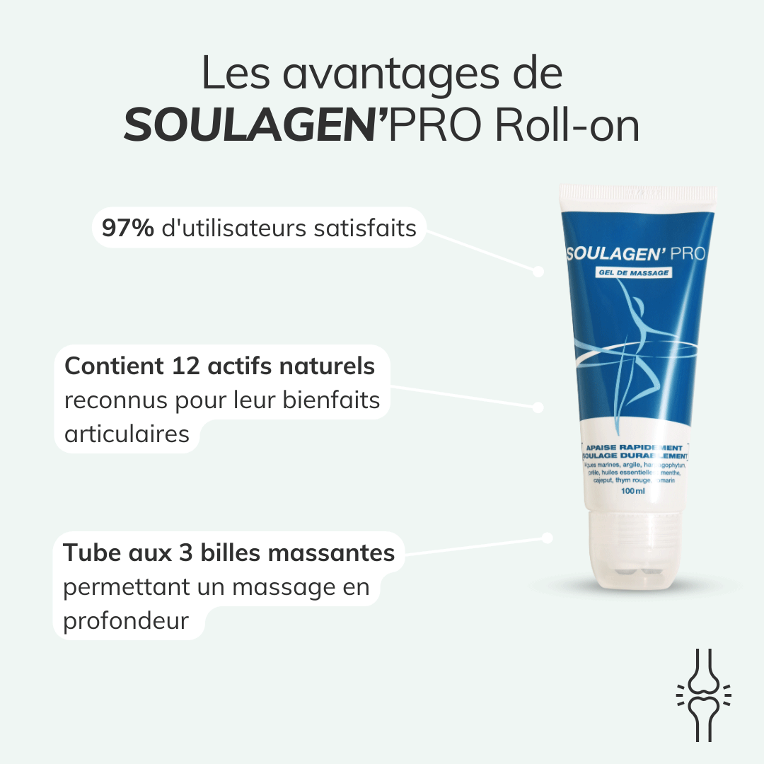 Gels massage articulaires – Pack trio Soulagen’pro